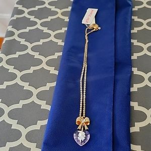 Betsey johnson Rose Heart pendant